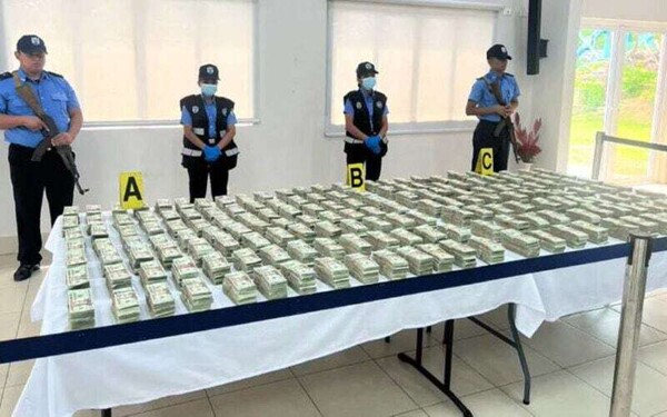 Никарагуанские власти конфисковали $1,5 миллиона, связанных с наркоторговлей